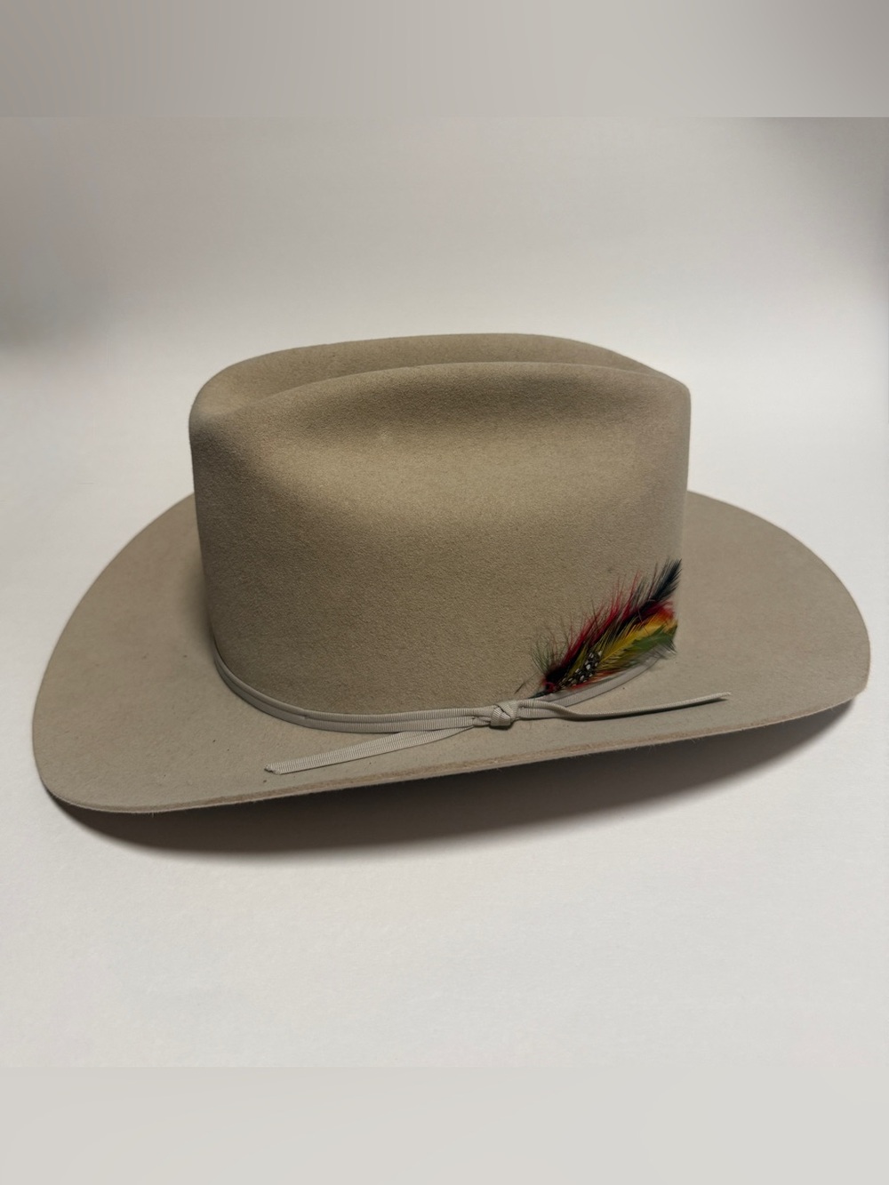 Vintage Stetson 4X Beaver Felt Cowboy Hat — Tan, 7⅜ Long Oval